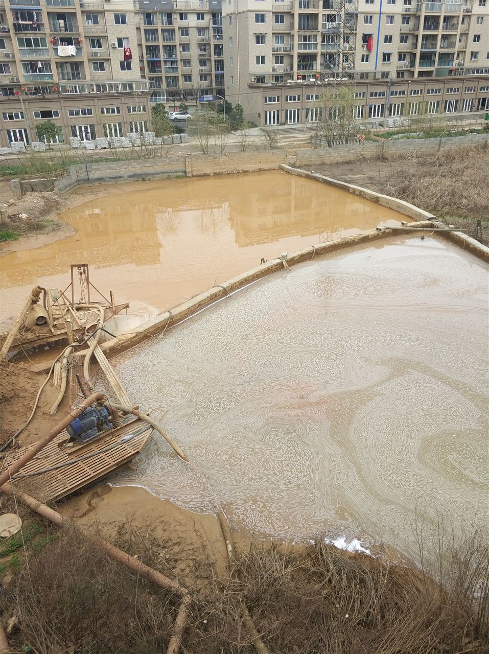 克什克腾沉淀池淤泥清理-厂区废水池淤泥清淤